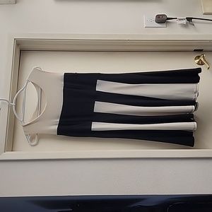 Gorgeous dress, black and white.